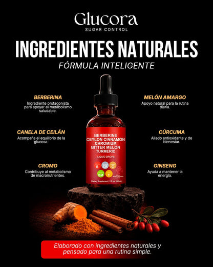 Glucora — Equilibra tu azúcar, naturalmente.