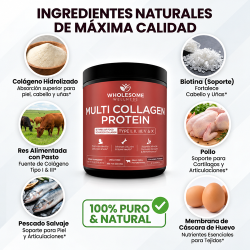 COLLAGEN PROTEIN 5 EN 1 | ¿Líneas de expresión más visibles, piel apagada y pérdida de firmeza?