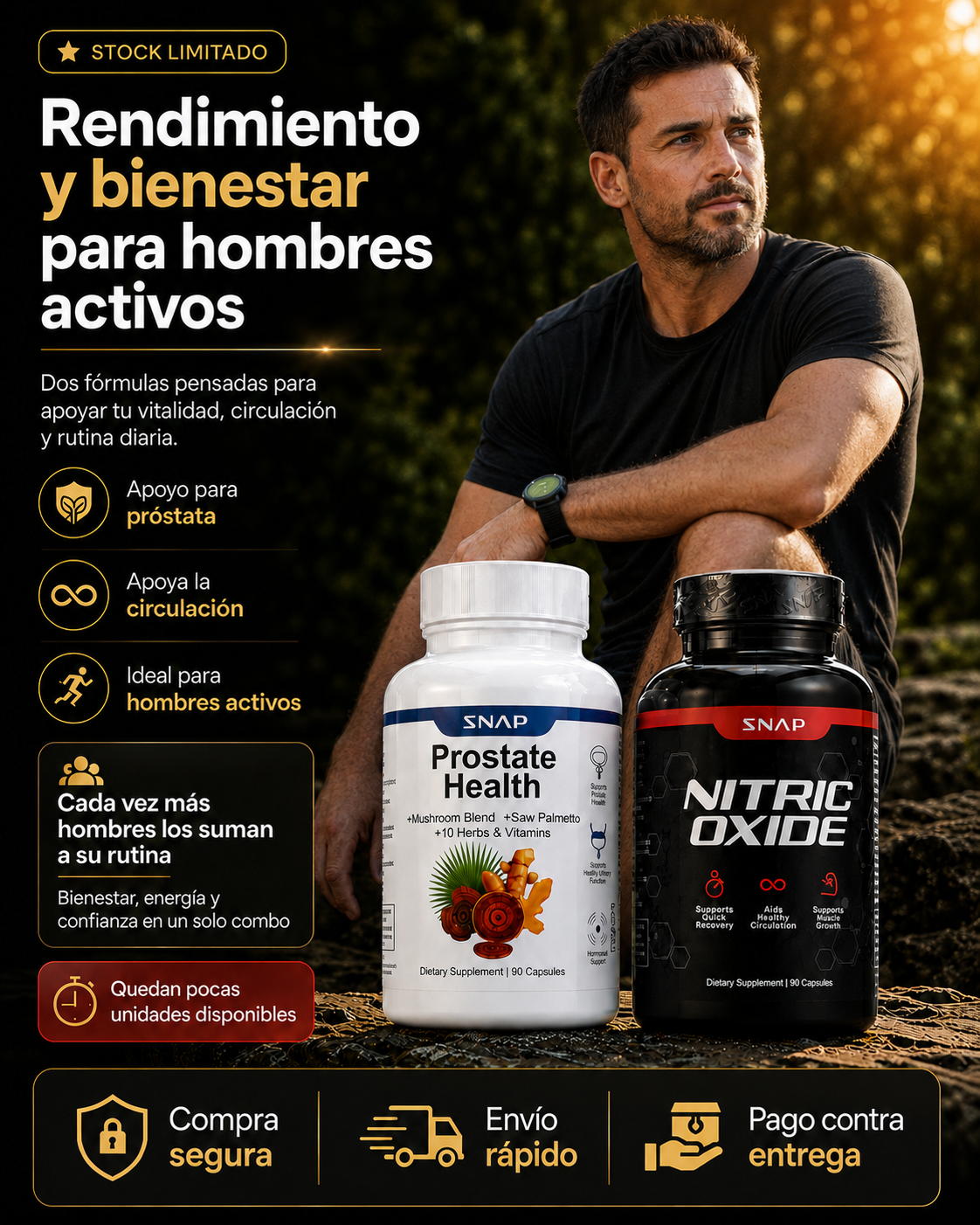Combo Pro Vital™ ¿Cansado de que tu rendimiento ya no sea el mismo de antes?